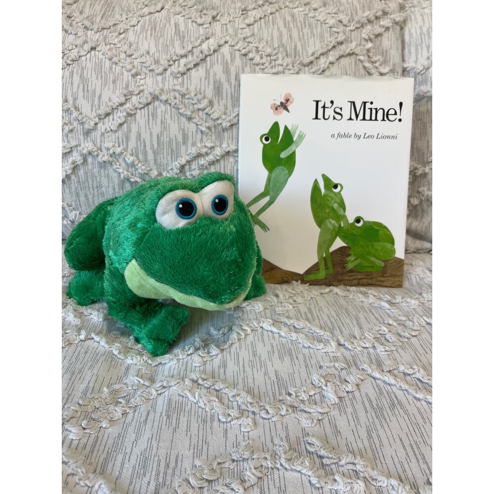 Kohl’s Cares Frog Toad Stuffed Animal Plush with It's Mine Book Leo Lionni